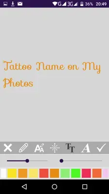 Tattoo Name on My Photos android App screenshot 0